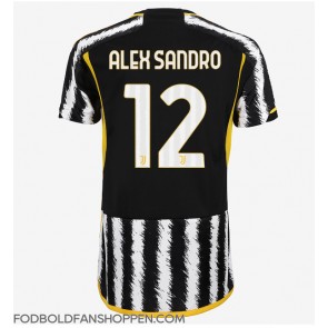 Juventus Alex Sandro #12 Hjemmebanetrøje Dame 2023-24 Kortærmet